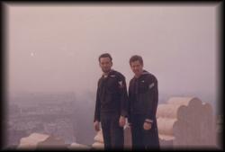 Don Gibbons and Fred Gardner in Paris