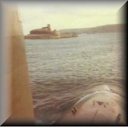 Calm before the storm. Entry into Portland Harbor