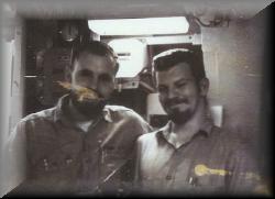 (l-r) Myles King, Jim Wimsatt. If pencils = intelligence. WOW!!!