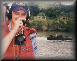 Gene as phonetalker during Panama Canal transit