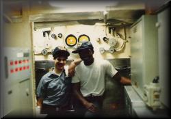 Guarding the freeze boxes in 1983
