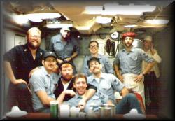 Crew in Mess in 1983