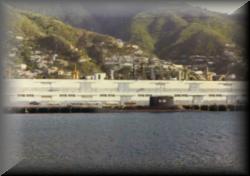 Columbian Sub S-31 at pier in Caracas, Venezuela