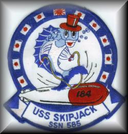 SS-184 / SSN-585 Patch, 1987